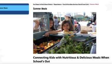 San Diego Unified School District Summer Meal Program