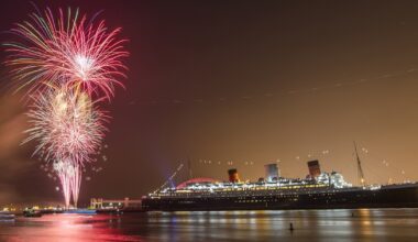Why did regulators stop one Long Beach fireworks show but allow an even bigger one?