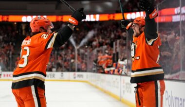 Carlsson, Terry lead Ducks to 5-2 win in Game 6, eliminating the 2-time conference champ Oilers