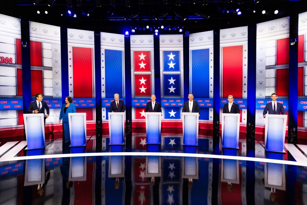 Candidates for California governor hold testy debate with voting underway