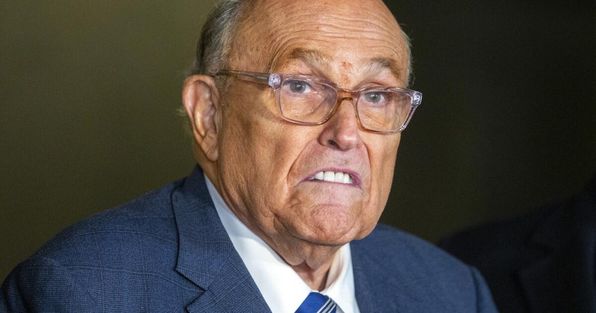 Giuliani hospitalized in critical condition
