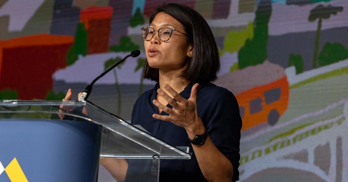 L.A. police union targets leftist mayoral candidate Rae Huang, who's running in fifth