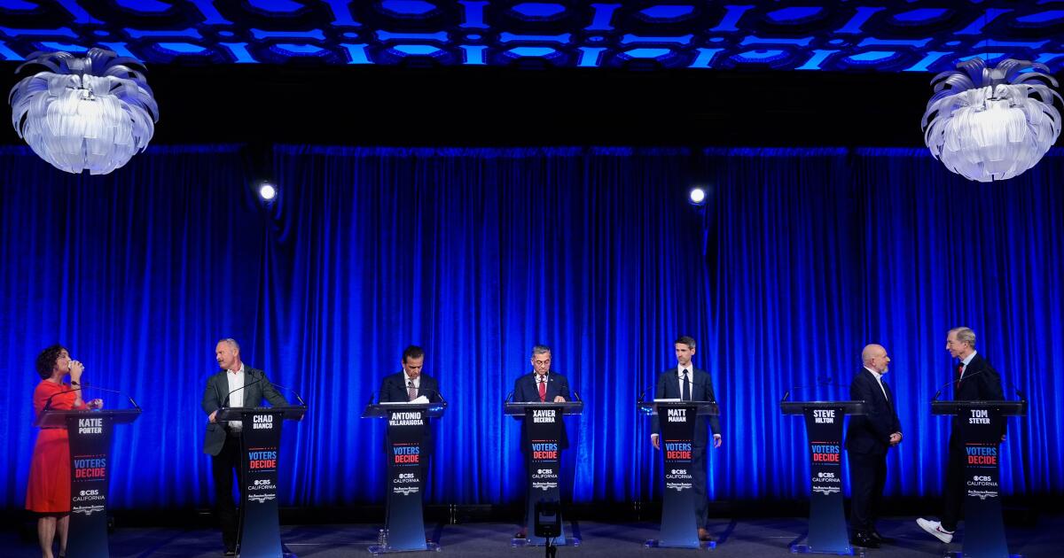 Winners and losers of the CBS California gubernatorial debate