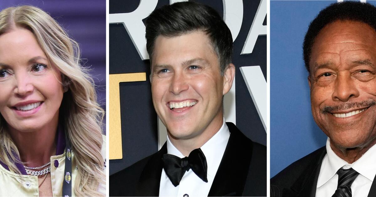 What do Jeanie Buss, Colin Jost and Dave Winfield have in common? A stake in L.A. mayor's race