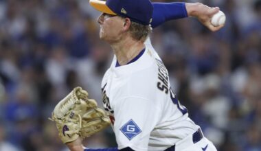 Why Dodgers' Emmet Sheehan has 'K ALS' stitched into glove
