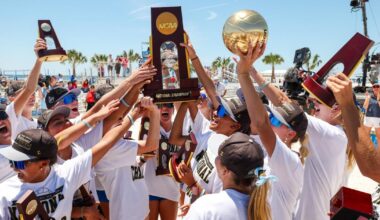 UCLA sweeps Stanford to win third beach volleyball championship