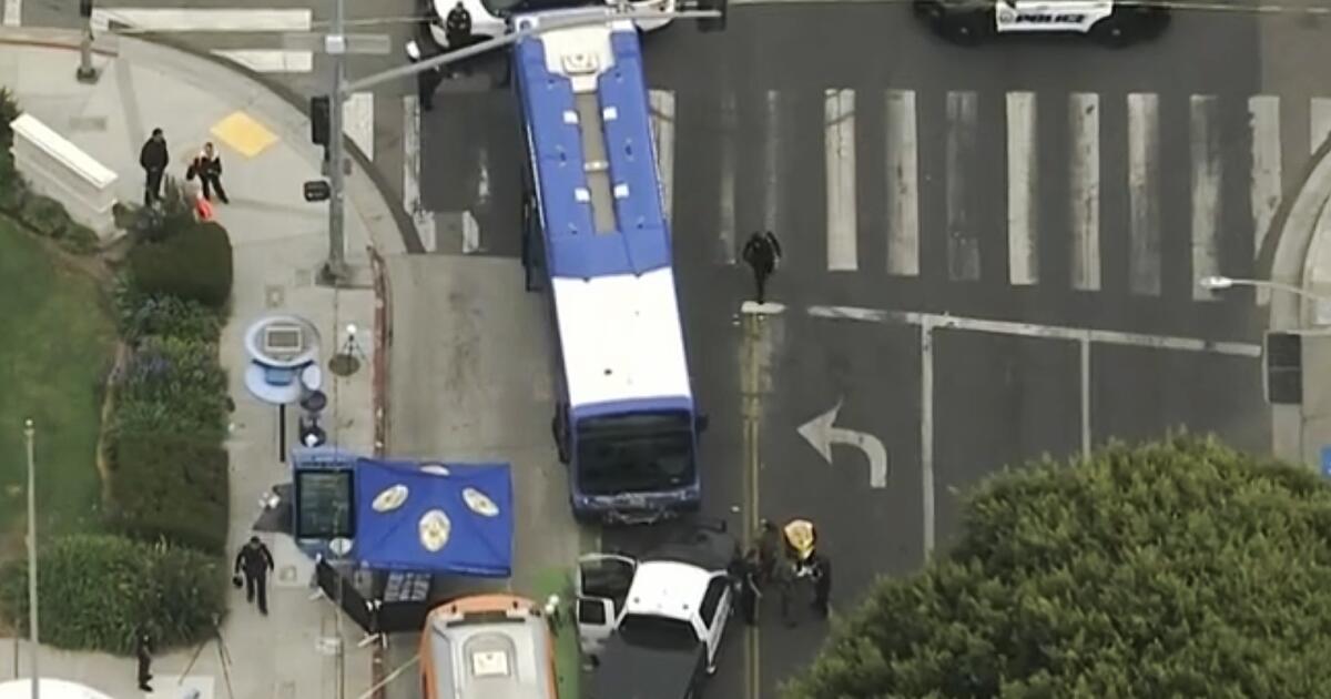 Woman killed in Santa Monica after crawling under Metro bus