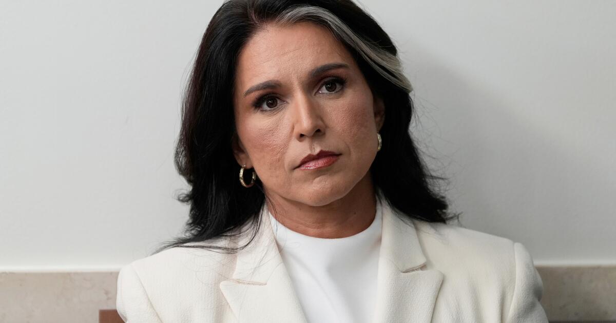 Tulsi Gabbard resigns as director of national intelligence