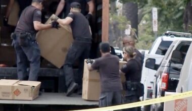 Truckloads of fireworks found in South L.A., prompting evacuations