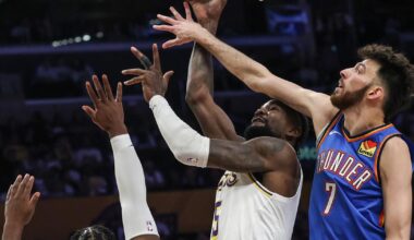 Lakers' Deandre Ayton disappearing against Thunder