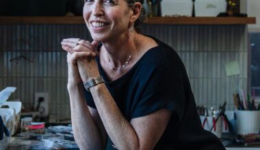 Julie Burton creates glass jewelry, ceramics by hand in her L.A. ADU