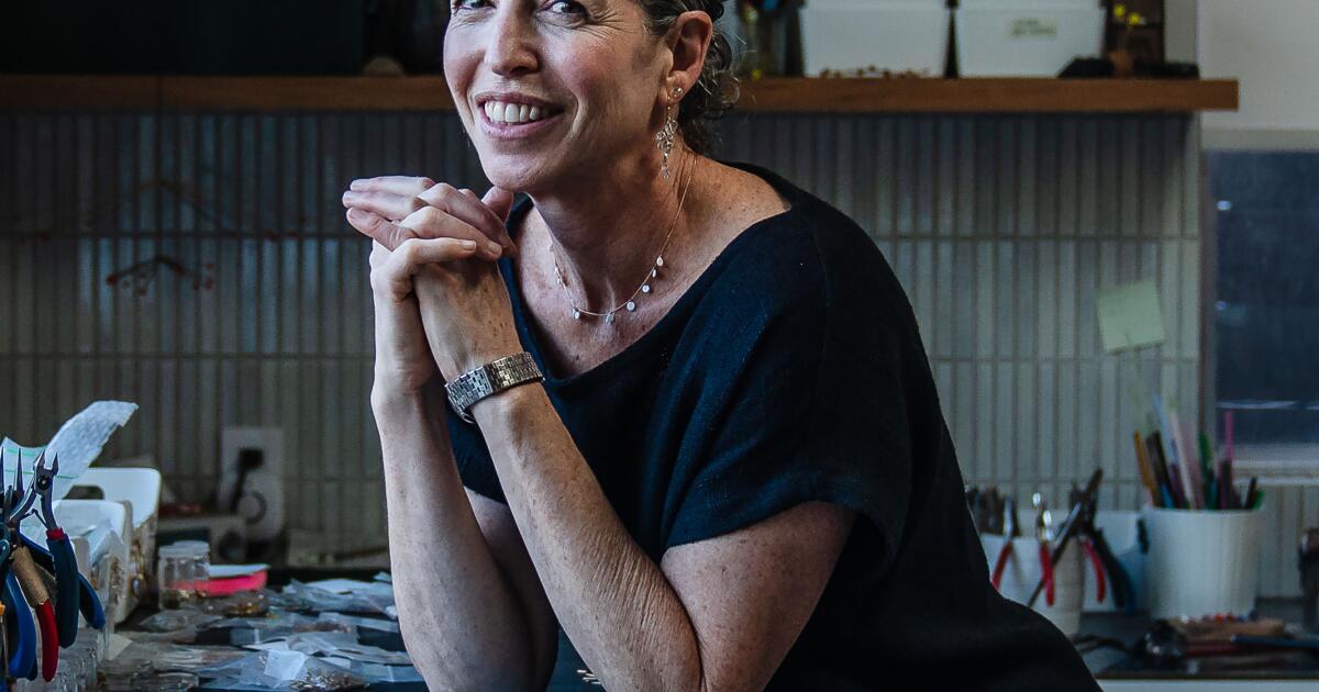 Julie Burton creates glass jewelry, ceramics by hand in her L.A. ADU