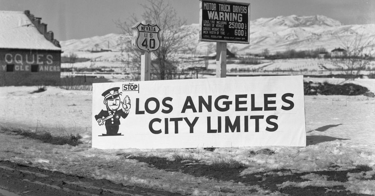 LAPD once stopped Americans at California border — to keep out the poor