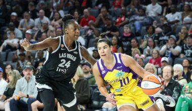 Kelsey Plum scores season-high 38 points, leads Sparks past Aces