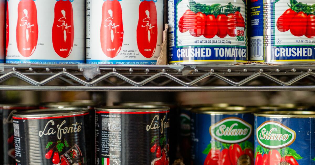 California consumers accuse popular Italian food brand of tomato fraud