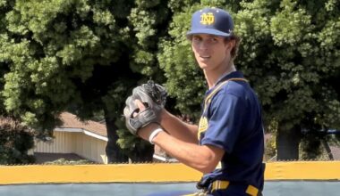 Lachlan Clark of Sherman Oaks Notre Dame throws shutout against Norco