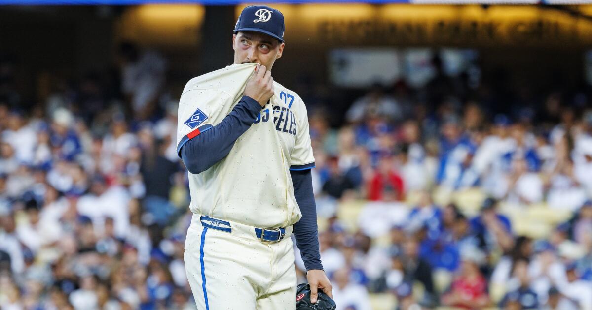 Blake Snell gets no help from Dodgers' offense in loss to Braves