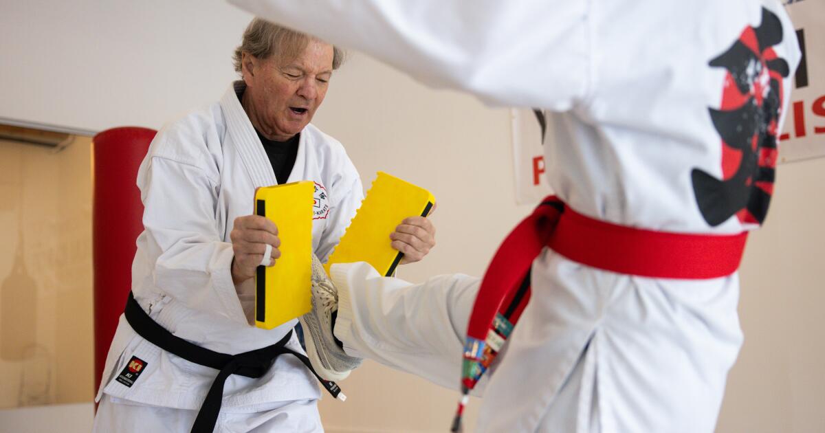 Sensei is back. Beloved dojo owner returns to fire-ravaged Palisades