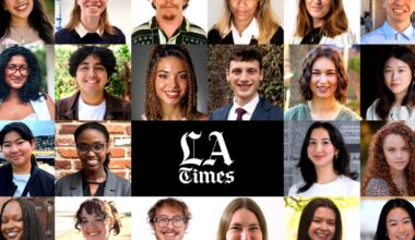 The L.A. Times welcomes its class of 2026 summer interns