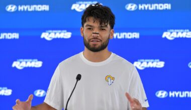 Rams' Puka Nacua talks about rehab, lawsuit, stalled mega deal