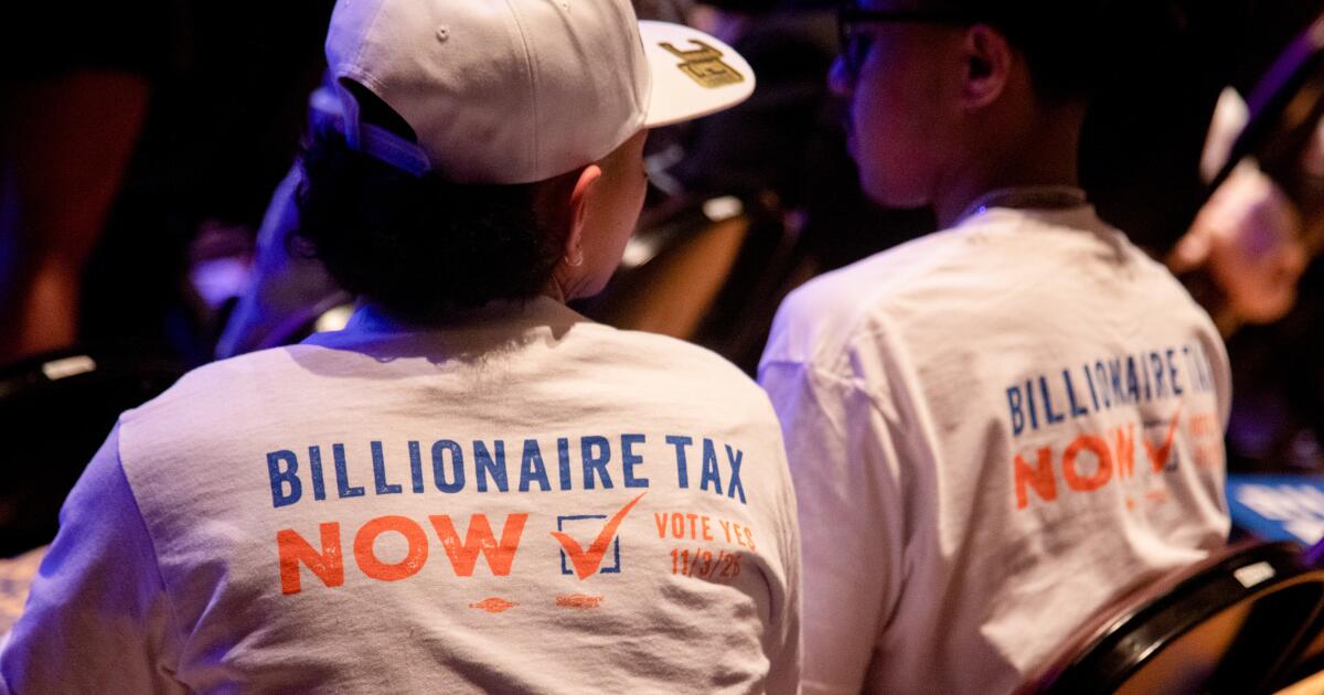 Column: Take a cue from the California billionaire unbothered by a targeted tax