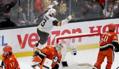 Ducks can't stop Mitch Marner and Golden Knights in Game 3 loss