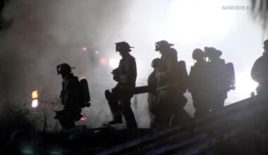 110 freeway closed in both directions outside Port of Los Angeles for tunnel fire