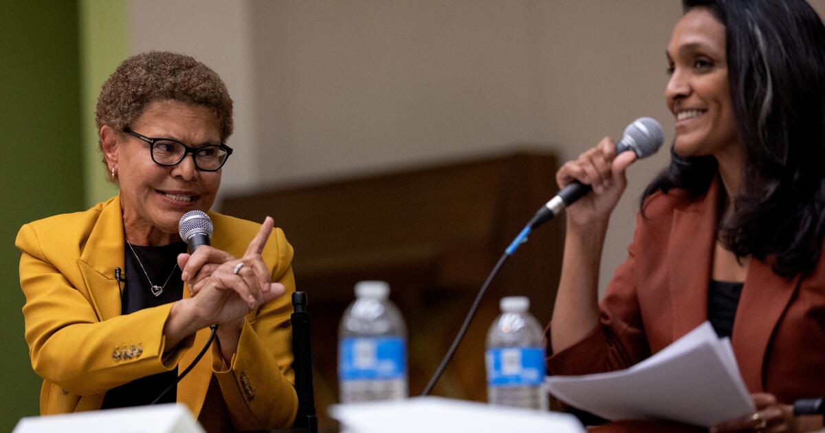 Bass and Raman rip into each other during head-to-head mayoral debate