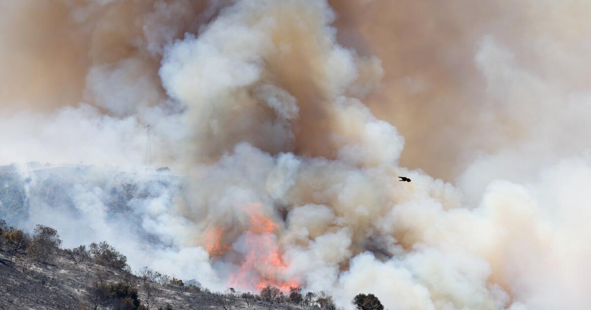 Multiple wildfires trigger unhealthy air quality alert across SoCal