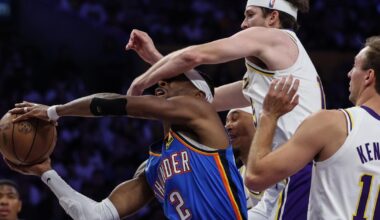 Lakers drop Game 3 to Thunder; now one loss from elimination