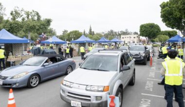 L.A. food giveaway draws thousands, runs out of food