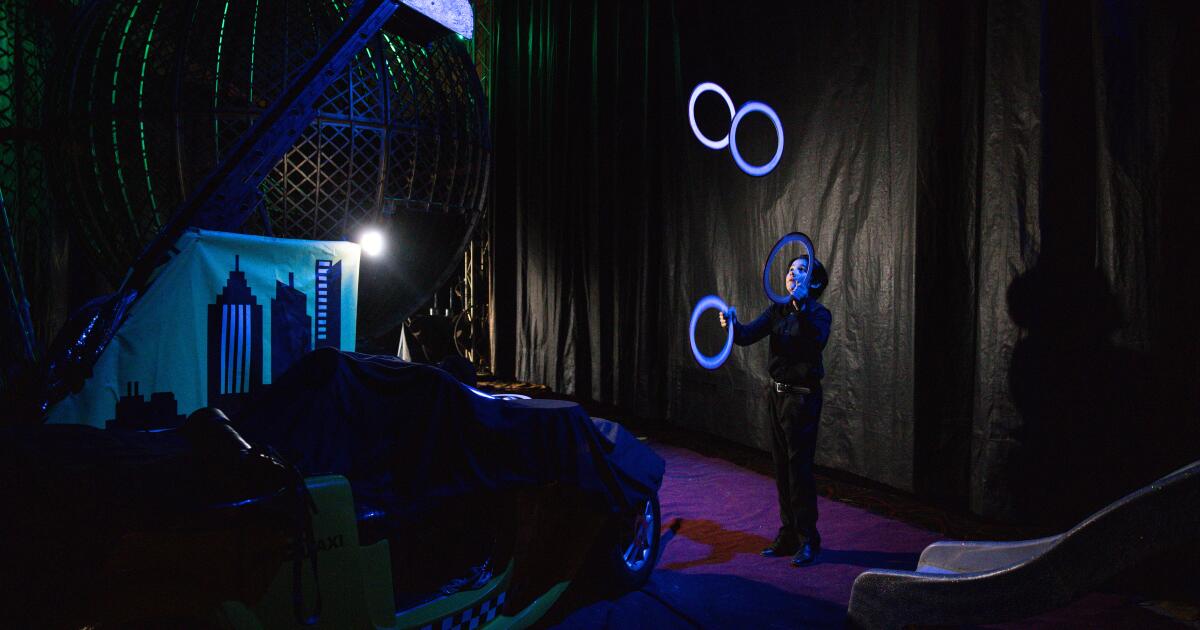 Francesco Caballero wants to keep his family circus legacy afloat