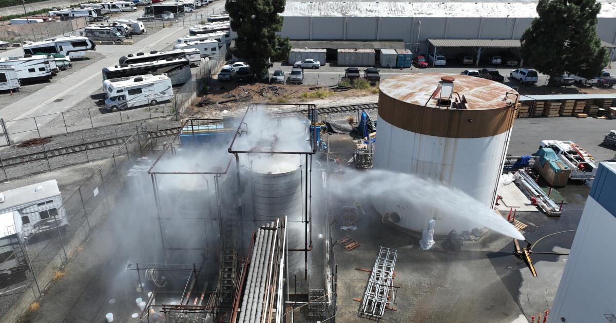 Orange County chemical leak has led to evacuations, explosion concerns