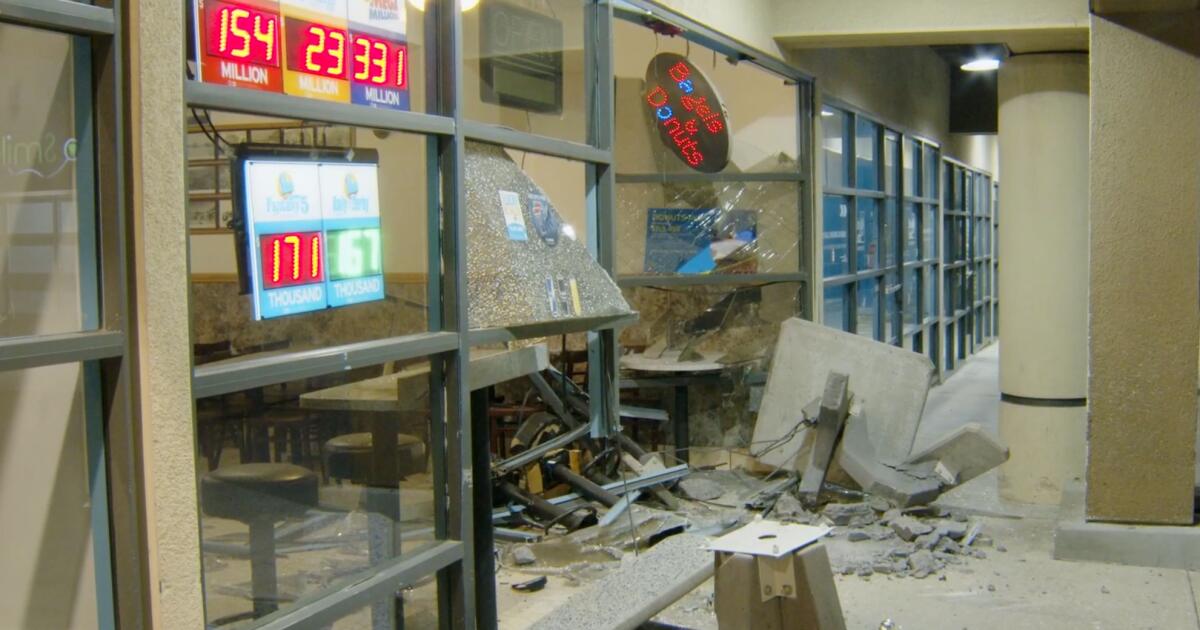Doughnut shop was closed, so SoCal man drove into it, police say