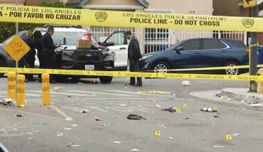 One woman killed, another hurt in shooting near Watts vigil