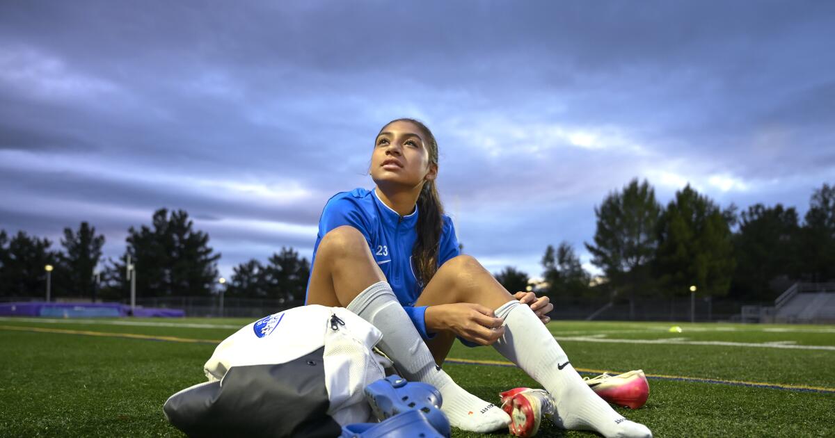 Zoe Thompson could someday be best soccer player in her family