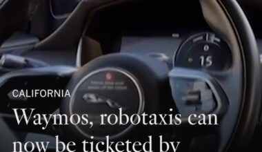 Waymos, robotaxis can now be ticketed by California police. But how exactly?