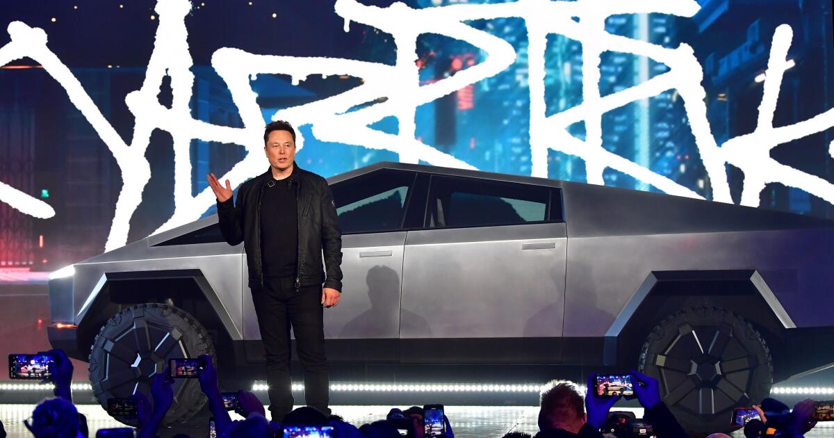Hiltzik: Musk sold thousands of cybertrucks to his own companies