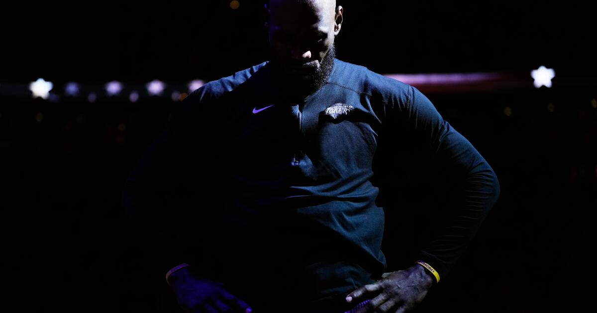 Crisis averted, GOAT activated, LeBron James to the rescue