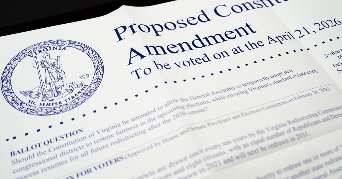 Supreme Court turns away Virginia Democrats seeking to reinstate new voting map