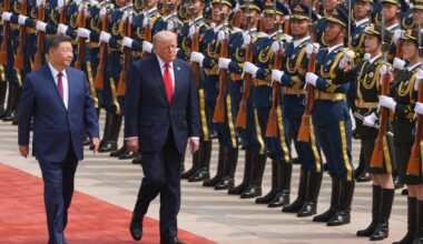 Trump marvels at Chinese display of power as summit kicks off