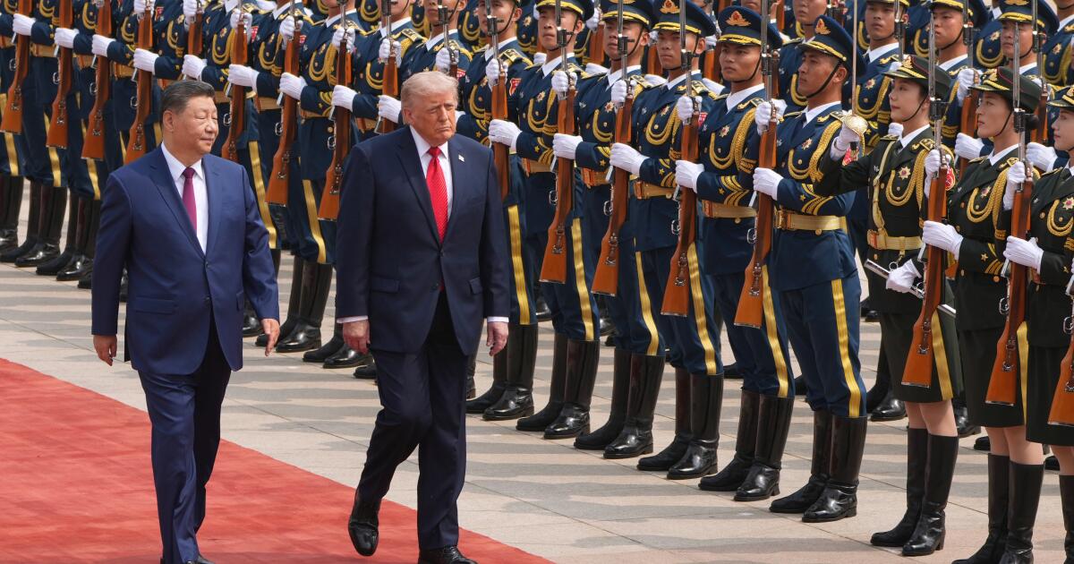 Trump marvels at Chinese display of power as summit kicks off