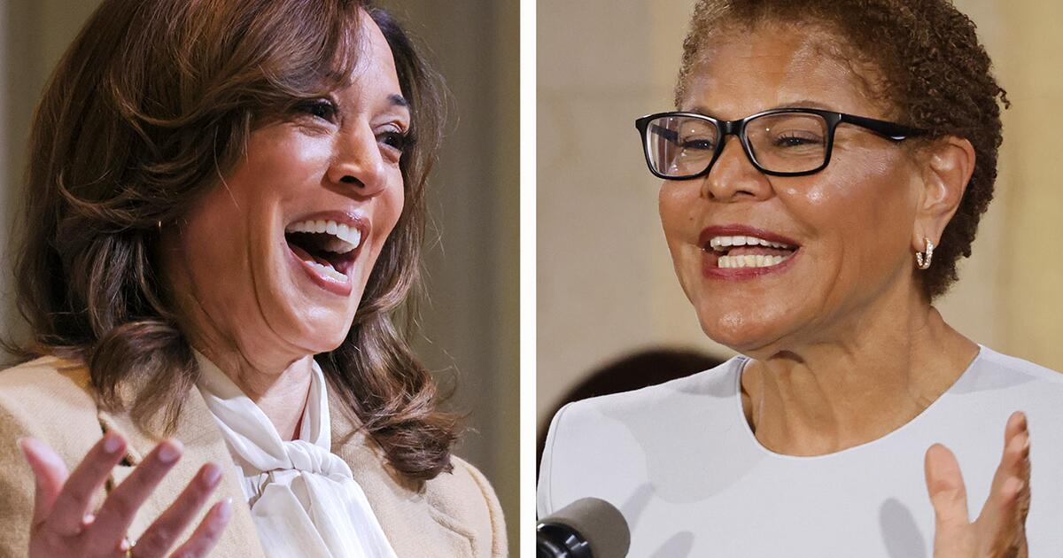 Kamala Harris endorses L.A. Mayor Karen Bass for reelection