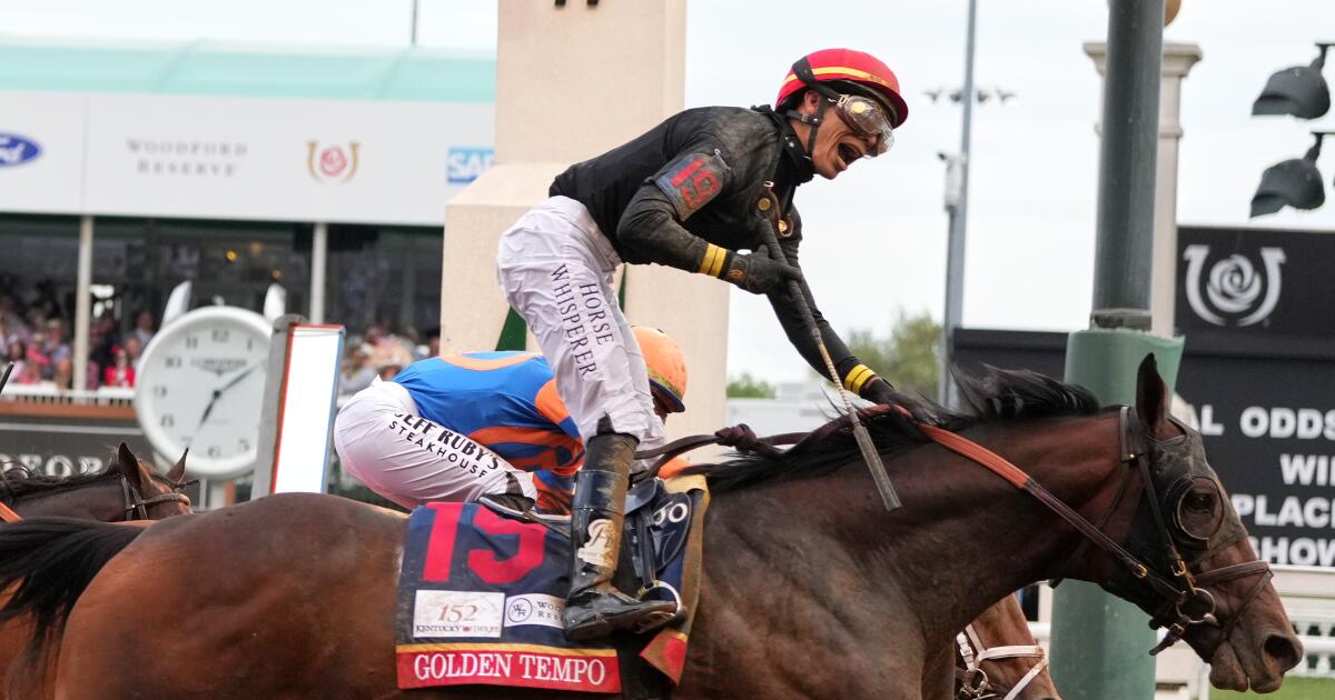 Golden Tempo rallies to win historic Kentucky Derby
