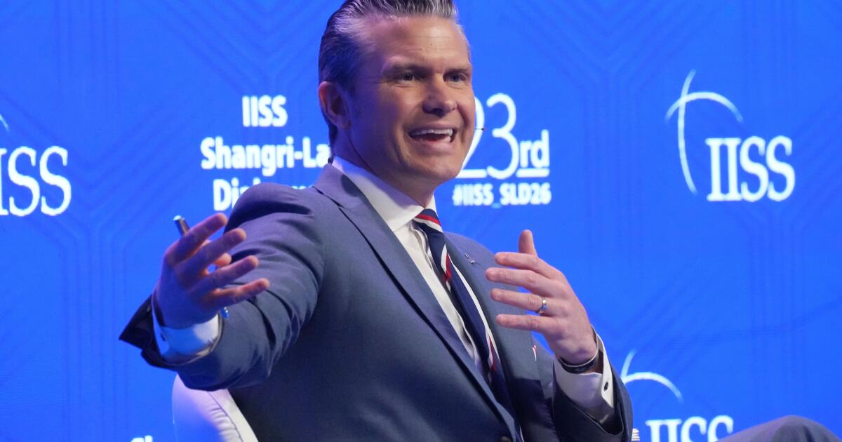 Hegseth tones down warnings about China