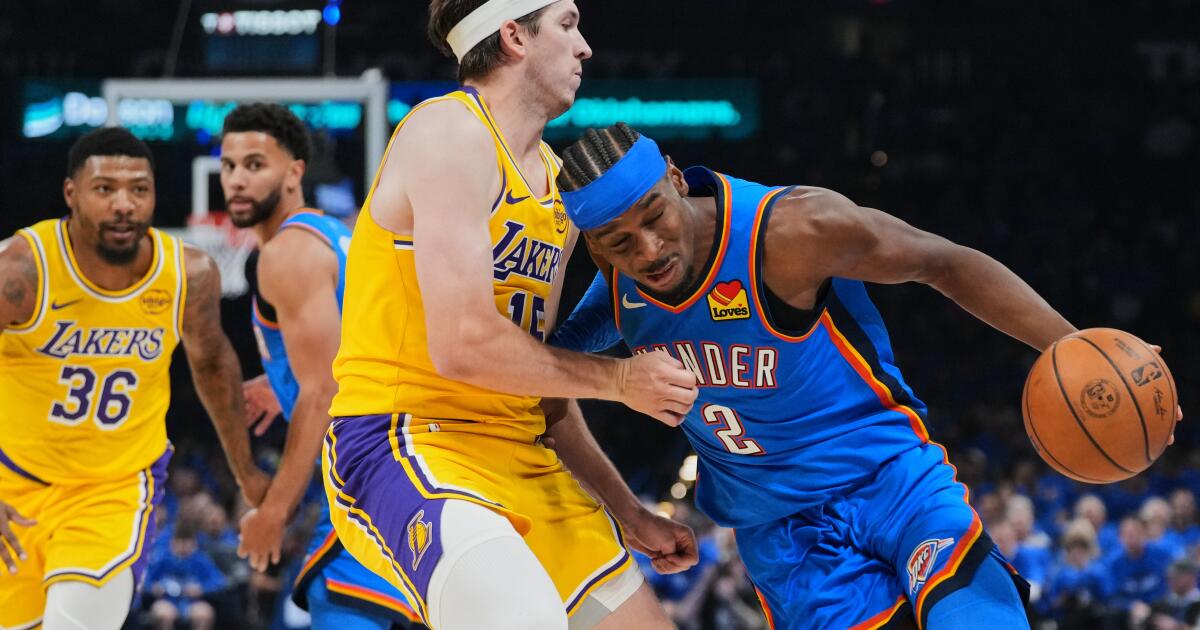Lakers lose Game 1 to the Thunder