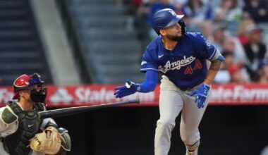 Dodgers lean on three homers and eight pitchers to beat Angels