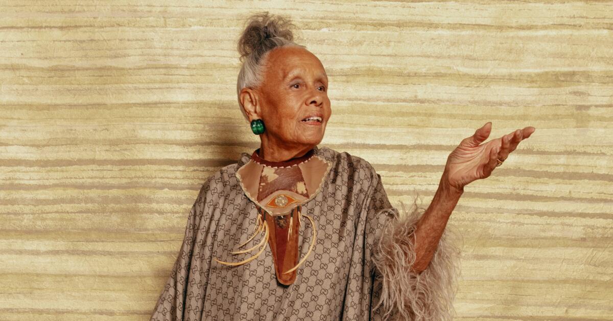 A profile of artist Betye Saar on the occasion of her 100th birthday and costume design show at Roberts Projects