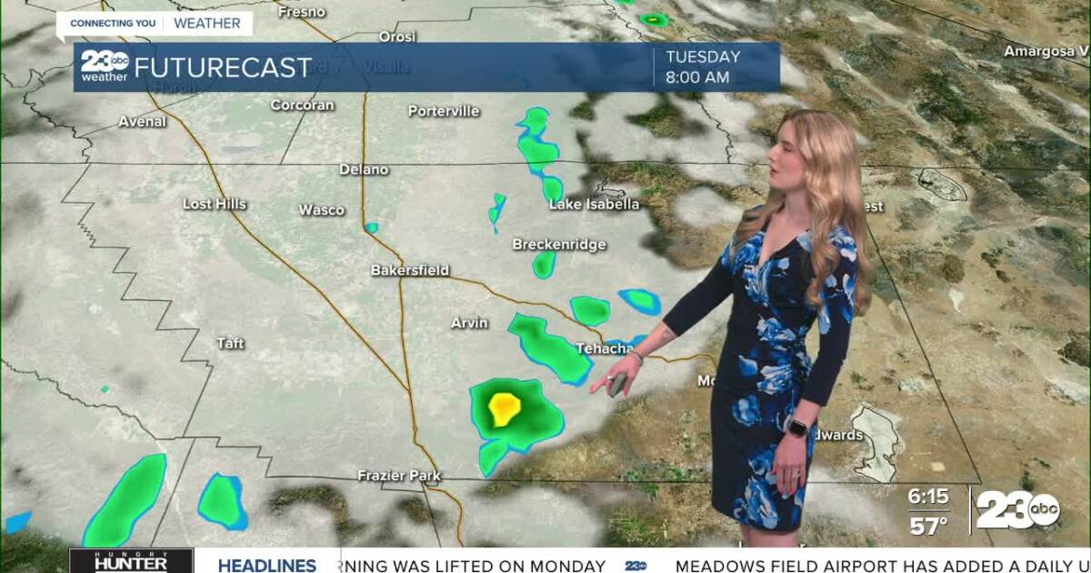 Light rain Tuesday; big warm up for Mother's Day weekend