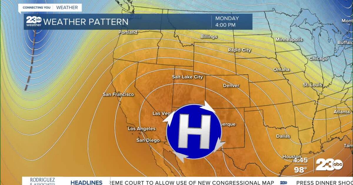 Hot again Tuesday before temperatures drop